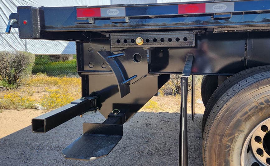 2025 Dorsey 45′ Flatbed Trailer with Forklift Kit – Built for Heavy Loads and Piggyback Forklifts