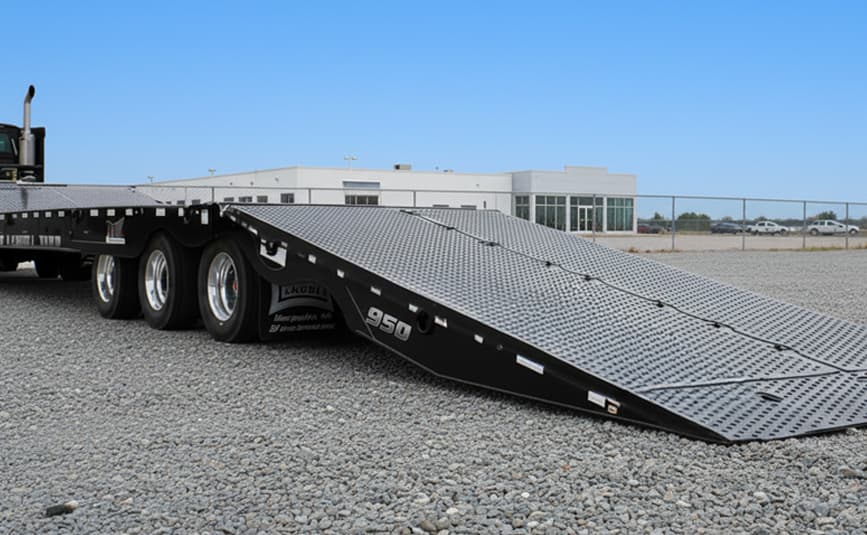Landoll 950E-51-15 Traveling Tail Trailer – 100,000 LB Capacity Heavy-Haul Trailer